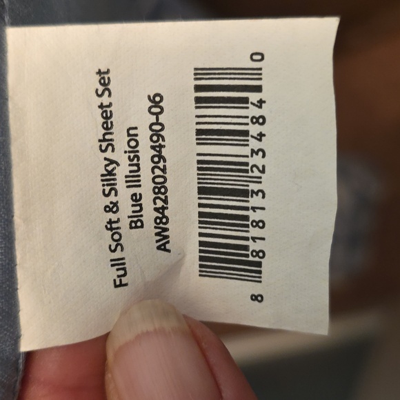 Allswell Soft & Silky Blue Sheet Set Full Size - Picture 2 of 3